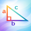 Pythagorean theorem calculator icon