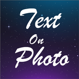 Text auf Foto