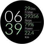 CC Clean 01 Watch Face