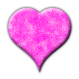 Batterie coeur rose