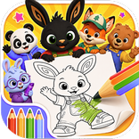 Black Rabbit Coloring Book