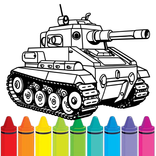”Military Tank Coloring Pages