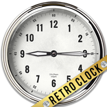 3D Retro Clock Live Widget