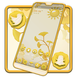 Yellow Ginkgo Leaf Theme