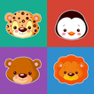 Animals memory game for kids আইকন