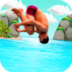 Cliff Diving backflips Games APK