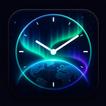 World Clock with Aurora ikon