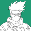 How to draw Kakashi icon