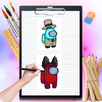 Learn to Draw Among Us APK