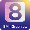 8 minutes graphics icon