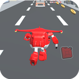 Super Robot Car flying Wings