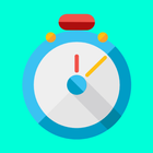 Floating stopwatch icon