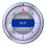 Blue Metal Compass