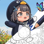 GUGUGAGA PENGUIN Coloring Book