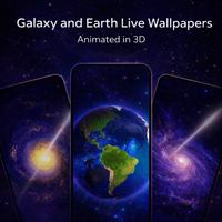 Galaxy Live Wallpapers screenshot 1