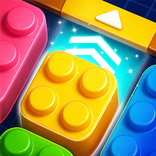 Block Away：カラースライドパズル