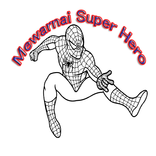 Färbung Superheld