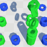 Nut Stack 3D