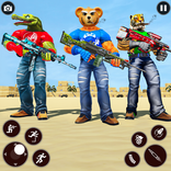 Teddy Bear Gun Shooting