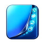 Sidebar Samsung IOS Launcher