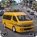 Minibuss-buss 3d