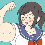 Muscle Girl protects Ren-kun!