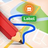 Sketch On Map: Draw Label Pins