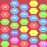 Hex Merge offline game