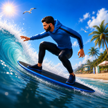 Tidal Twist: Beach Surf Runner