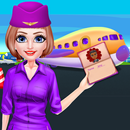 虛擬乘務員女孩2021-女孩的飛機遊戲 APK