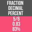 آیکون‌ Fraction Converter Tool