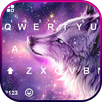 Starry Wolf Keyboard Theme APK
