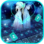 Anime Cute Love Tema Papan Kek