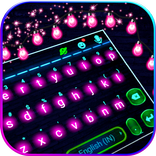 تم صفحه کليد Blinking Neon Lig
