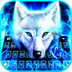 Blue Night Wolf Keyboard Theme APK