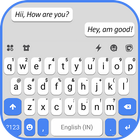 Blue White Chat icon