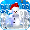 Blue Christmas1 Keyboard Theme APK