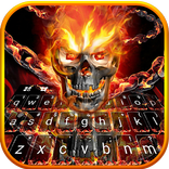 Fire Skull keyboard