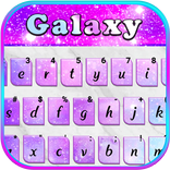 Glitter Galaxy Sky Keyboard Th