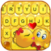 Glitter Gold Love Emojis Keybo APK