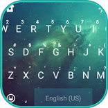 Green Galaxy Tema Papan Kekunc