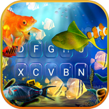 3D Live Fish Tastaturhintergru