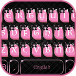ثيم لوحة المفاتيح Pink Black