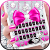 Silver Bowknot Keyboard Theme APK