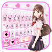 Sweet Pink Girl Theme APK