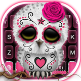 APK Sugar Skull Owl Tema Tastiera