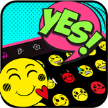 ”Pop Style Words Emoji Stickers