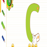 english letter:tracing game