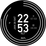 JK_24 Digital Modern WatchFace
