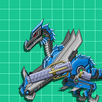 Black Pterosaur Robot Toy War APK